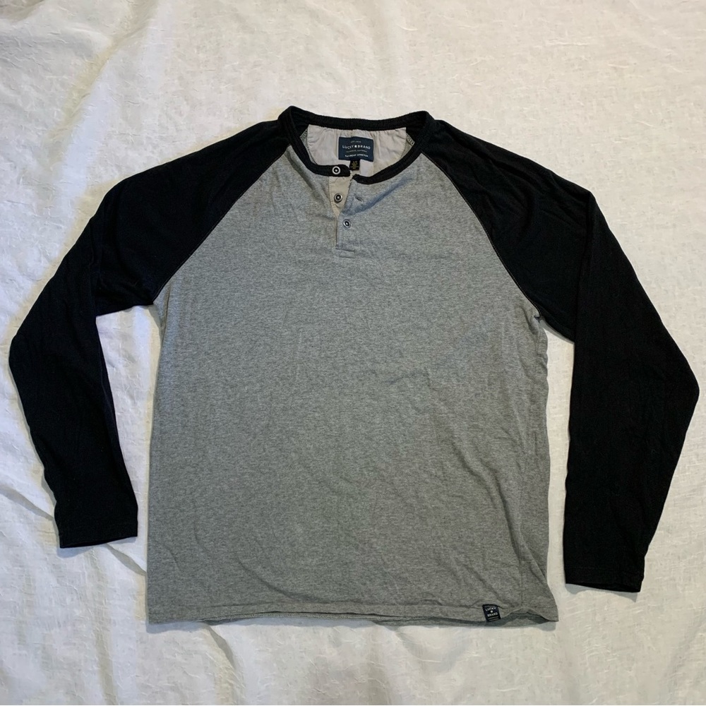 LUCKY BRAND baseball tshirt for men